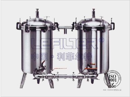 海水淡化不銹鋼雙聯(lián)保安過(guò)濾器